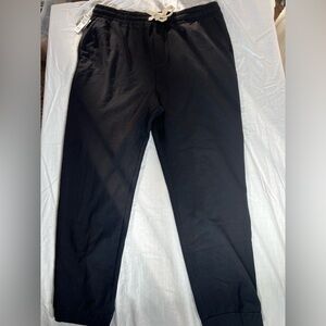 New Men’s RSQ black joggers size XL.‎ Made with recycled polyester.